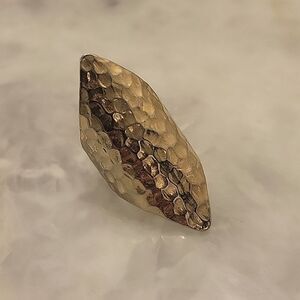 Low Luv Erin Wasson Boho Grunge Indie Western Boho Hammered Gold Ring 7 NEW Y2K